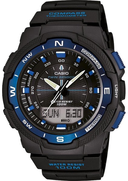 SGW-500-2B Siyah Orijinal Silikon Saat Kordonu fiyatları