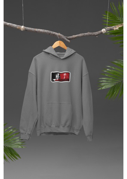 Mathilda And Leon Tasarımı Baskılı Yüksek Kalite Kapüşonlu Kanguru Cepli Unisex Oversize Sweatshirt