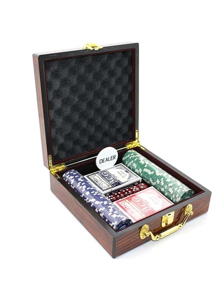 Sökmen Store Ahşap Çantalı 100 Chipli Poker Oyunu