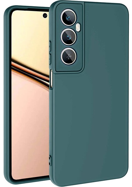 Realme C65 4g Uyumlu Kılıf Zore Mara Lansman Kapak, Koyu Yeşil