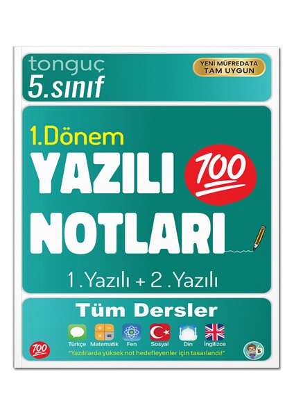 5. Sınıf Tüm Dersler Soru Bankası + 5. Sınıf 1. Dönem Yazılı Notları 2025