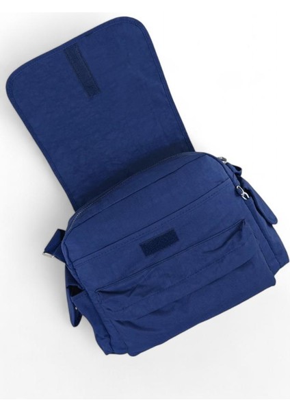 Kadın Postacı Omuz Okul Çantası Klinkır Çapraz Askılı Çok Cepli Su Itici Hafif Kumaş 30*25 cm fırsatları