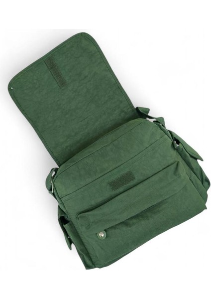 Kadın Postacı Omuz Okul Çantası Klinkır Çapraz Askılı Çok Cepli Su Itici Hafif Kumaş 30*25 cm fırsatları