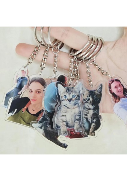 Kişiye Özel Fotoğraflı Akrilik Anahtarlık 114072