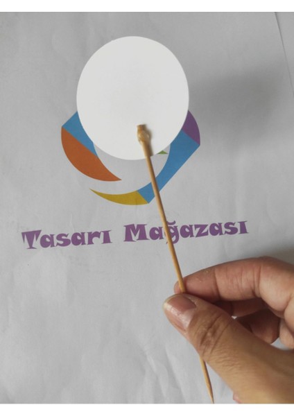 Beyhan Bayhan 15 cm Uzun Kürdan - 20 Adet Kişiye Özel Yuvarlak Bayraklı Pembe Hoşgeldin Bebek Kürdanı indirimleri