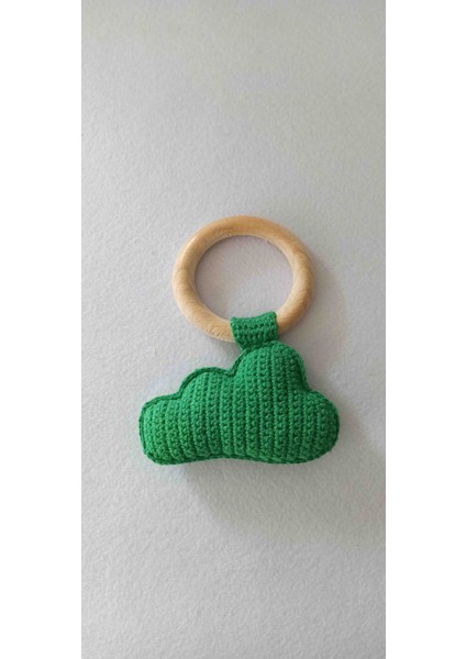 Amigurumi Bulut Diş Kaşıyıcı Yeşil