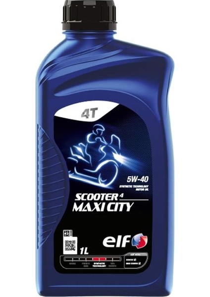 Elf Scooter 4 Maxi City 5W40 1 Litre