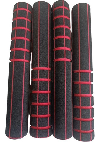 Bisiklet Dörtlü Sünger Elcik Kırmızı Siyah fiyatları