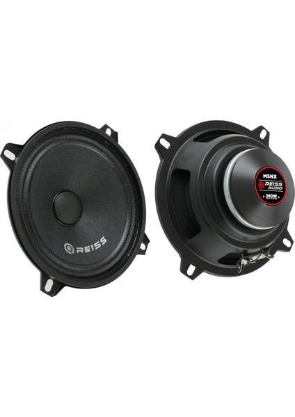 Rs-M5Nx 13 Cm Neodyum Özel Mıknatıs Oto Midrange Hoparlör Çifti 480Wat-160W Rms