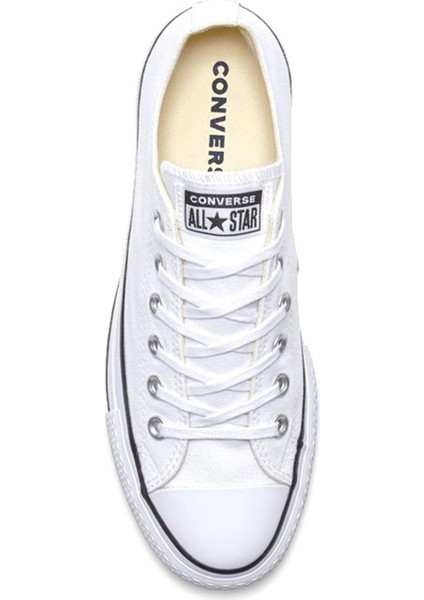 Chuck Taylor All Star Canvas Platform Kadın Beyaz Günlük Stil Ayakkabı 560251C