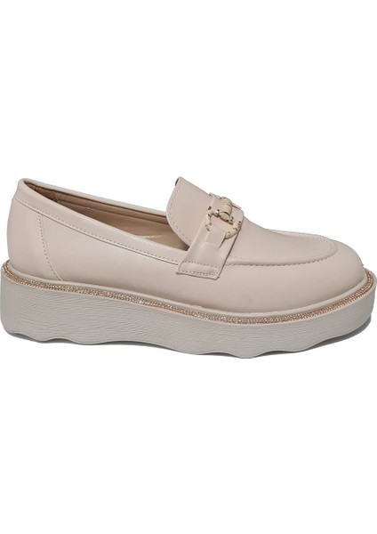 Kalın Taşlı Taban Aksesuarlı Kadın Loafer Ayakkabı 8552606-Z fırsatları