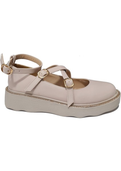 Bilek Bağlı Kalın Taban Taşlı Loafer Ayakkabı 702165-Z fiyatları