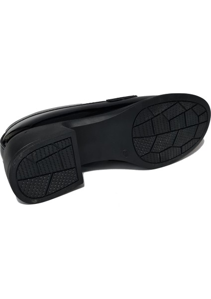 Topuklu Aksesuarlı Kadın Loafer Ayakkabı 0094016-Z