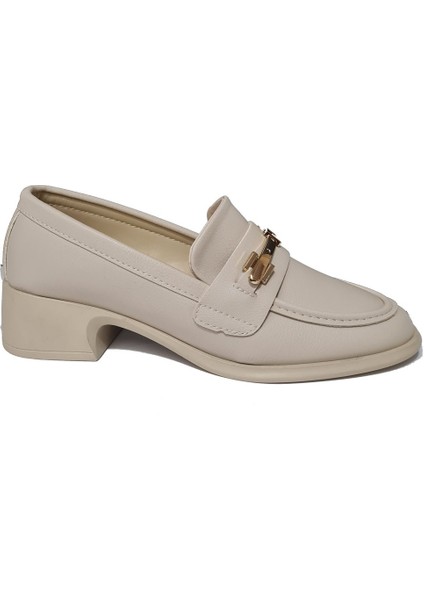 Topuklu Aksesuarlı Kadın Loafer Ayakkabı 0094016-Z fiyatları