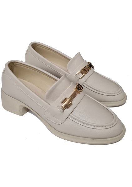 Topuklu Aksesuarlı Kadın Loafer Ayakkabı 0094016-Z modelleri