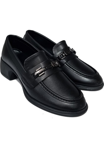 Topuklu Aksesuarlı Kadın Loafer Ayakkabı 0094016-Z modelleri