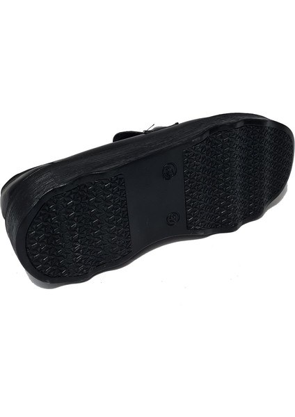 Kalın Taşlı Taban Taş Aksesuarlı Kadın Loafer Ayakkabı 8552604-Z fırsatları