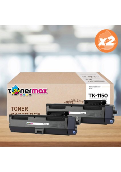 Kyocera TK-1150 Muadil Toneri 2'li Paket / Ecosys P2200 / M2135 / P2235 / M2735