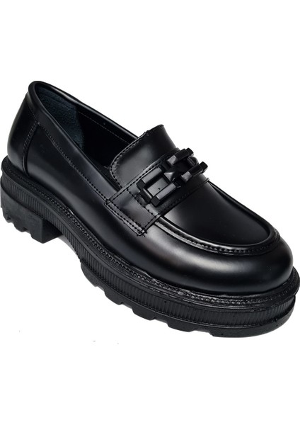 Aksesuarlı Kadın Loafer Ayakkabı 429002-Z