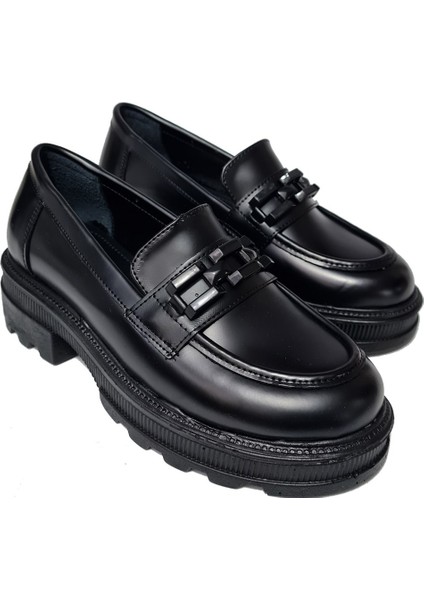 Aksesuarlı Kadın Loafer Ayakkabı 429002-Z modelleri