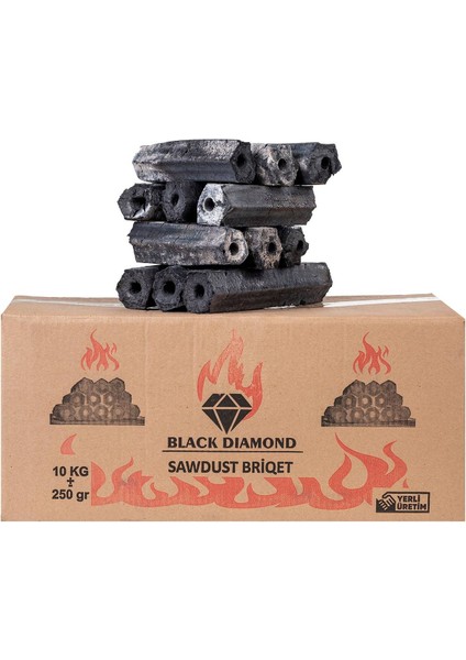 BLACK DIAMOND PRESS BRİKET TAŞ FIRIN MANGAL KÖMÜRÜ 10kg