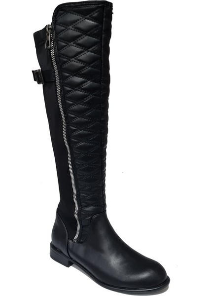 Arkası Likralı Önü Baklava Desenli Kadın Çizme 627514-Z fiyatları