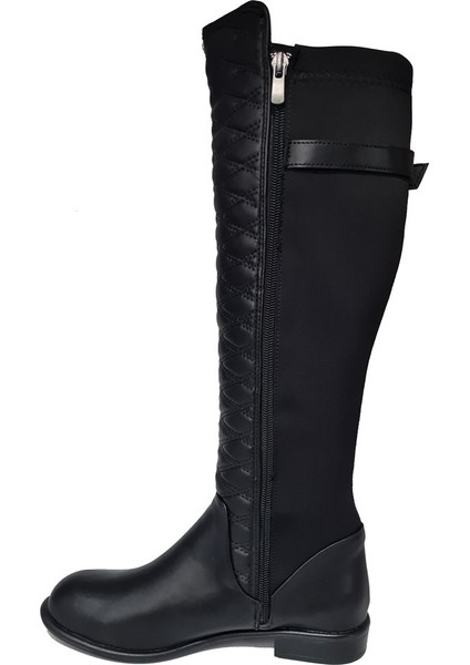 Arkası Likralı Önü Baklava Desenli Kadın Çizme 627514-Z modelleri