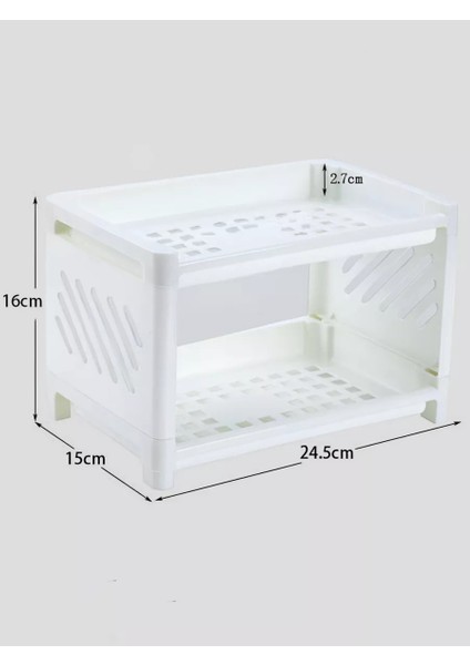 Organizer 2 Katlı Raf