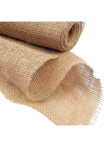 Jut Kumaş 1MTX1MT Kaneviçe Çuval Kumaşı Örtü Kumaşı Naturel Kumaş