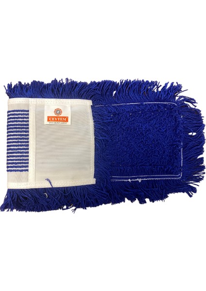 Zincir Dikiş Orlon Mop Mavi 50 cm x 50 Adet