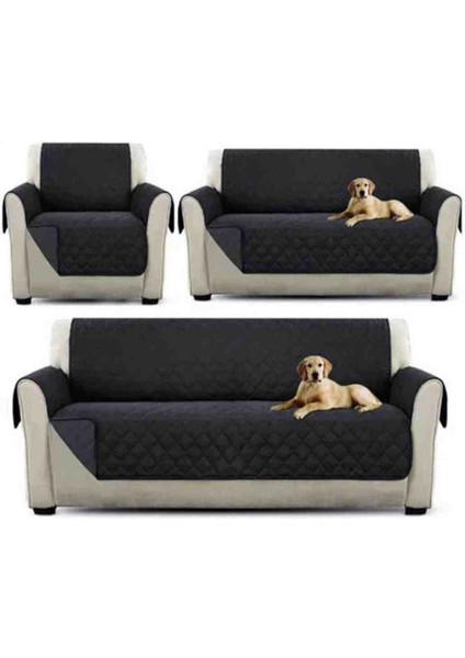 Sıvı Geçirmez Koruyucu Koltuk Kanepe Çekyat Berjer Örtüsü 3+3+1