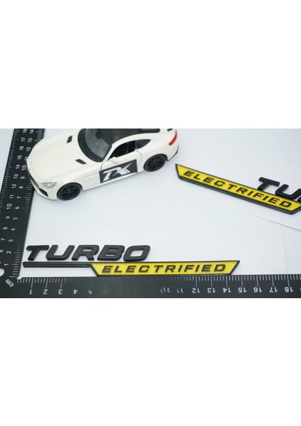 Benz Turbo Electrified Çamurluk Yanı Sarı Logo Amblem modelleri