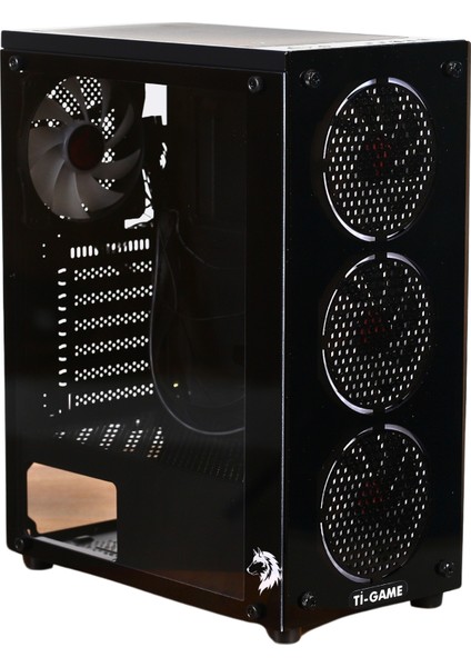 Grim 4 Rgb Fan Black Mesh Gamıng Kasa Power Yok