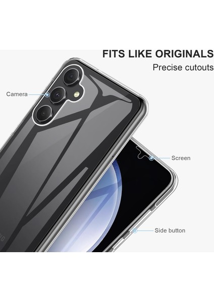 Samsung Galaxy S23 Fe Kılıf 360 Şeffaf Ön Arka Korumalı Şeffaf Silikon fırsatları