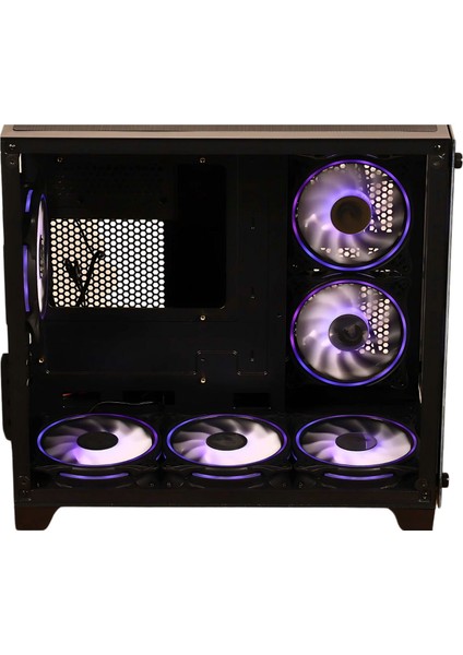 Black Sea 6 Rgb Fan Black Mesh Gamıng Kasa Power Yok