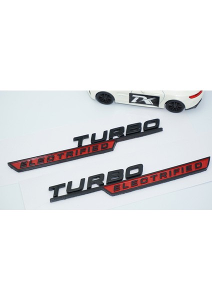 Benz Turbo Electrified Çamurluk Yanı Kırmızı Logo Amblem modelleri