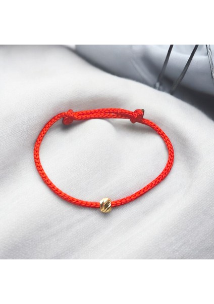 14 Ayar Altın Dorika Minimal Ipli Yüzük