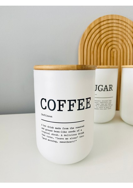 Üçlü Bambu Kapaklı Cam Kavanoz Seti Çay Şeker Kahve Kavanozu 3lü Kavanoz (Tea-Coffee-Sugar) modelleri
