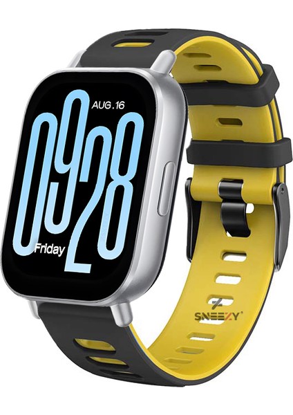 Xiaomi Redmi Watch 5 Active/Redmi 5 Lite Uyumlu Stride Renkli Tokalı Soft Silikon Kordon