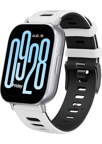 Xiaomi Redmi Watch 5 Active/Redmi 5 Lite Uyumlu Stride Renkli Tokalı Soft Silikon Kordon