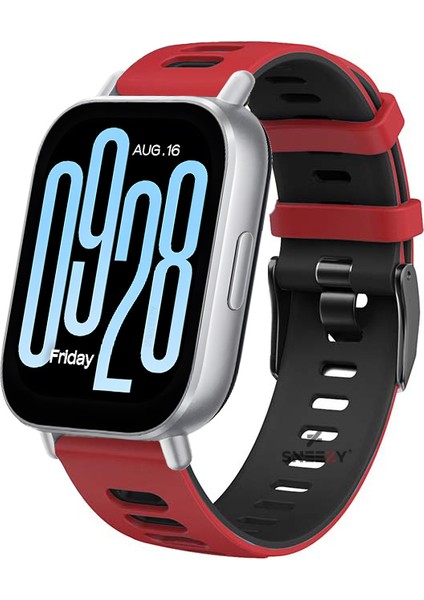 Xiaomi Redmi Watch 5 Active/Redmi 5 Lite Uyumlu Stride Renkli Tokalı Soft Silikon Kordon