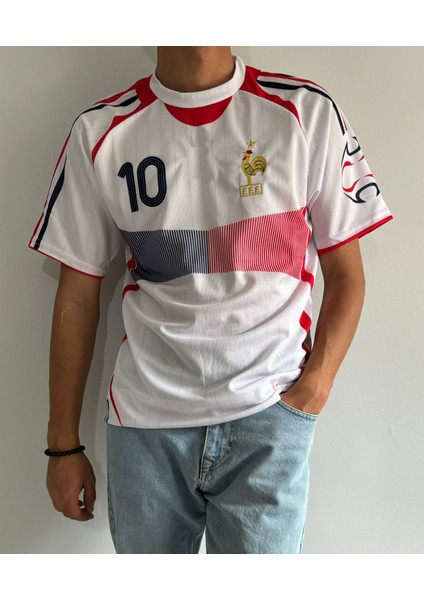 Zidane 10 Fransa 2006 Nostalji Forması