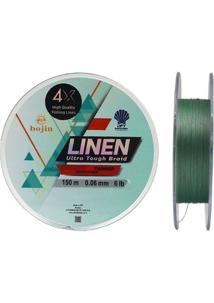Dft Bojin 4x Linen Ip Misina 0.06 mm 150 M Yeşil modelleri
