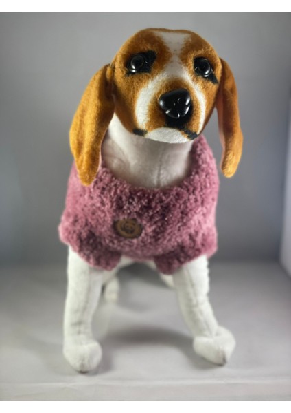 El Yapımı Köpek Kıyafet (Pembe Kazak)
