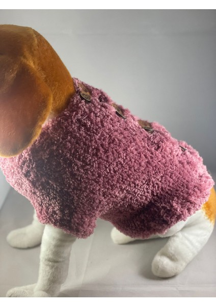 El Yapımı Köpek Kıyafet (Pembe Kazak)
