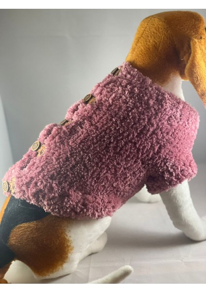 El Yapımı Köpek Kıyafet (Pembe Kazak)