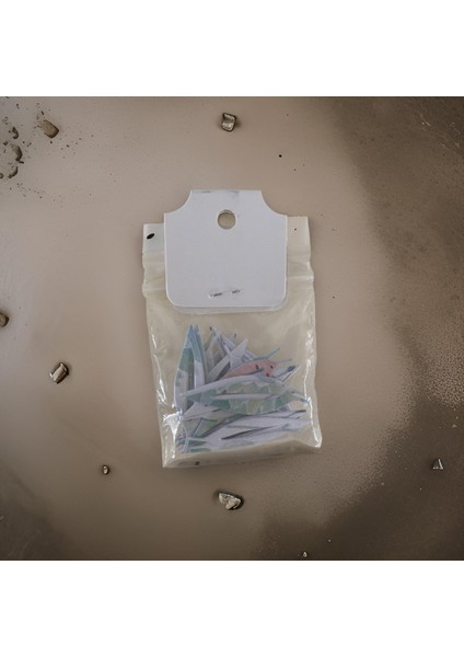 Doğum Günü Parti Kart Yılbaşı ve Hediye Paket Süsleme Yapışkansız Yaprak Fon Karton Figürü