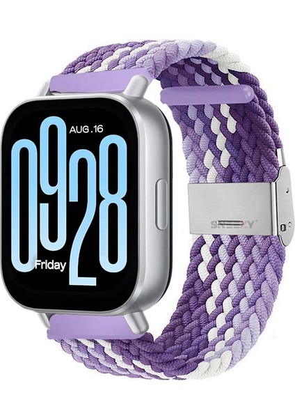 Xiaomi Redmi Watch 5 Active/Redmi 5 Lite Uyumlu Metal Klips Solo Fiberlink Örgü Kordon