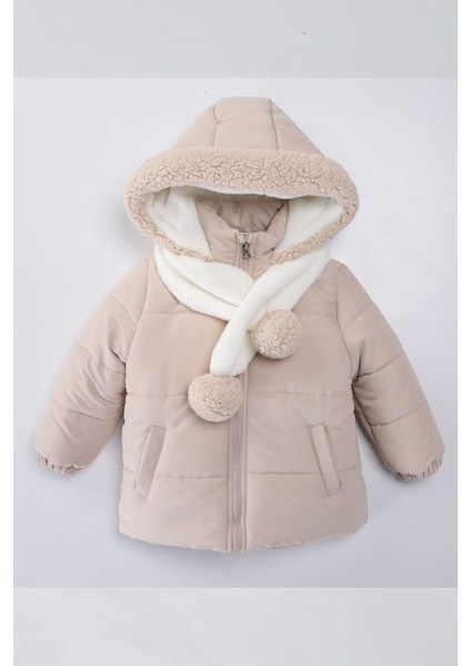 2-6 Yaş Arası Içi Şardonlu Atkılı Kışlık Erkek Çocuk Mont
