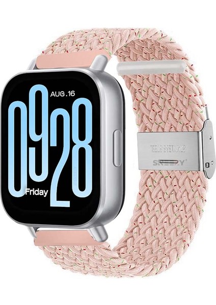 Xiaomi Redmi Watch 5 Active/Redmi 5 Lite Uyumlu Metal Klips Solo Fiberlink Örgü Kordon
